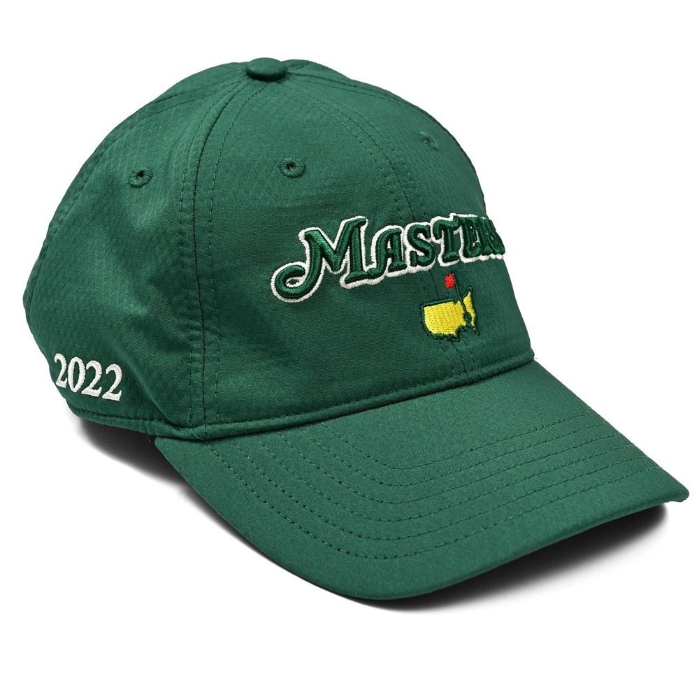 Masters Dated 2022 Green‎ Golf Tech Hat Cap -  Augusta National UPF 30+
